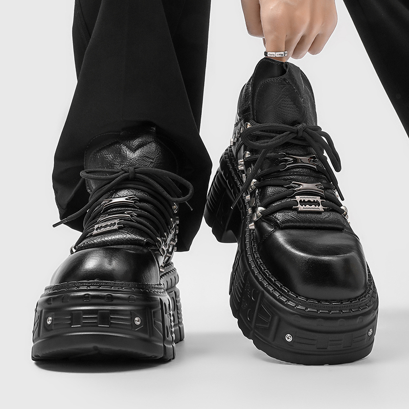 Men'S Shoes Increase Height - 새로운 고딕 펑크 남성 플랫폼 신발