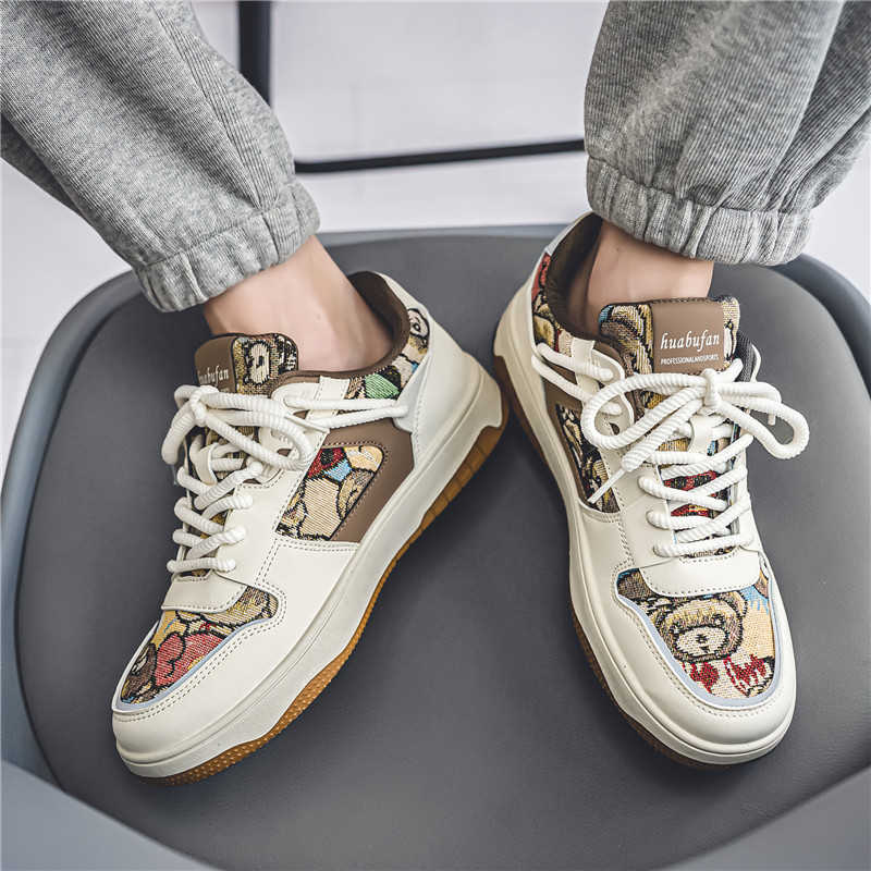 Men'S Shoes Increase Height - 플랫폼 키높이 남성 스케이터 신발 우븐