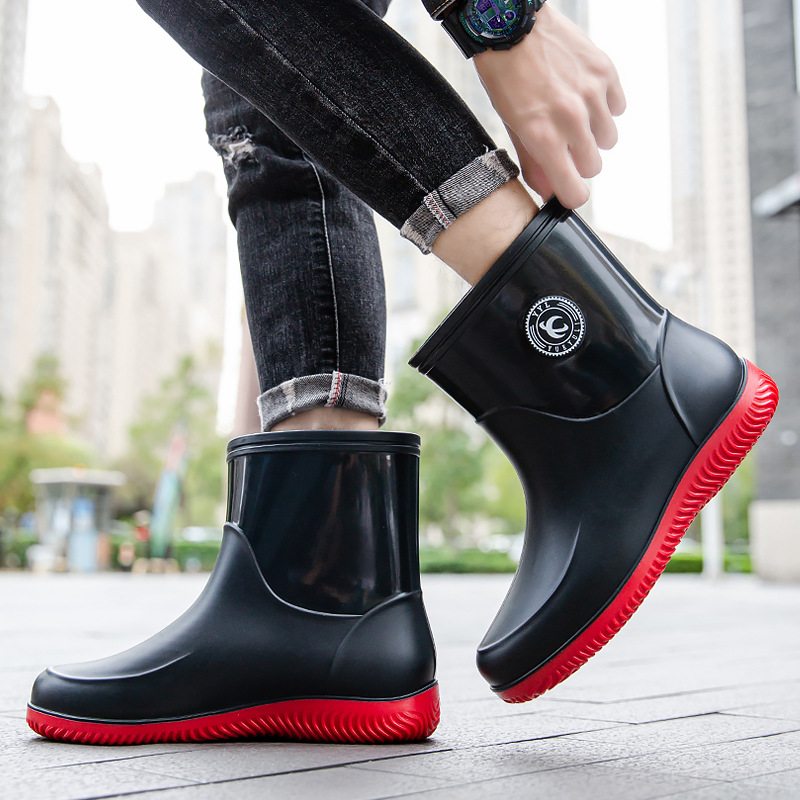 남성용 종아리 중간 레인부츠 2025 새로운 스타일 세 - Men'S Shoes Water Resistant 리뷰 및 가격