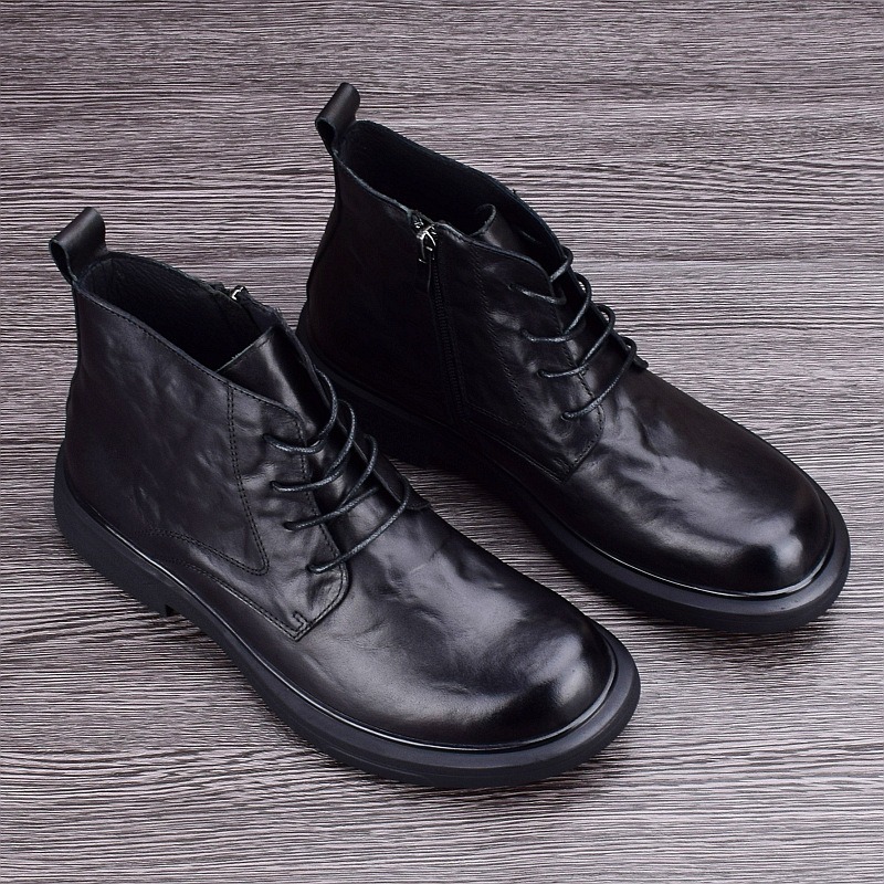 남성용 부츠 앵클 부츠 패션 캐주얼 하이탑 가죽 신발  - Men'S Shoes Hey Dude 리뷰 및 가격