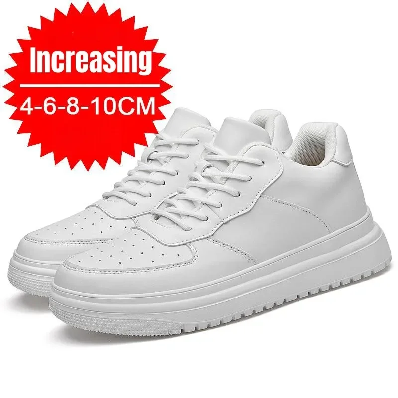 겨울용 남성 키높이 신발 10cm 히든히 슈즈 화이트  - Men'S Shoes Increase Height 리뷰 및 가격