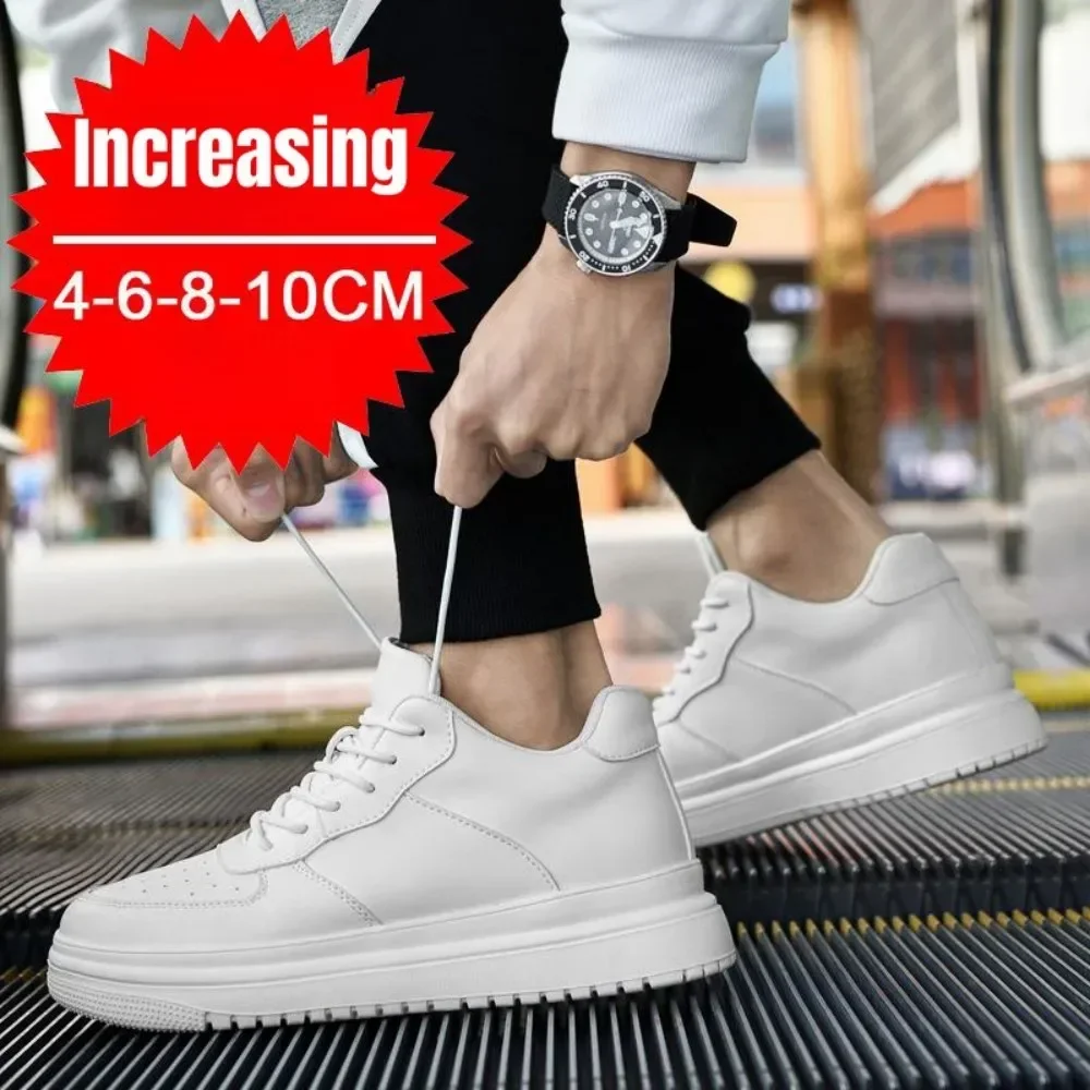겨울용 남성 키높이 신발 10cm 히든히 슈즈 화이트  - Men'S Shoes Increase Height 리뷰 및 가격