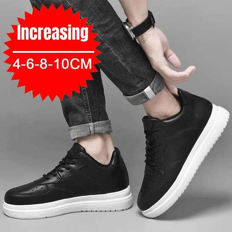 겨울용 남성 키높이 신발 10cm 히든히 슈즈 화이트  - Men'S Shoes Increase Height 리뷰 및 가격